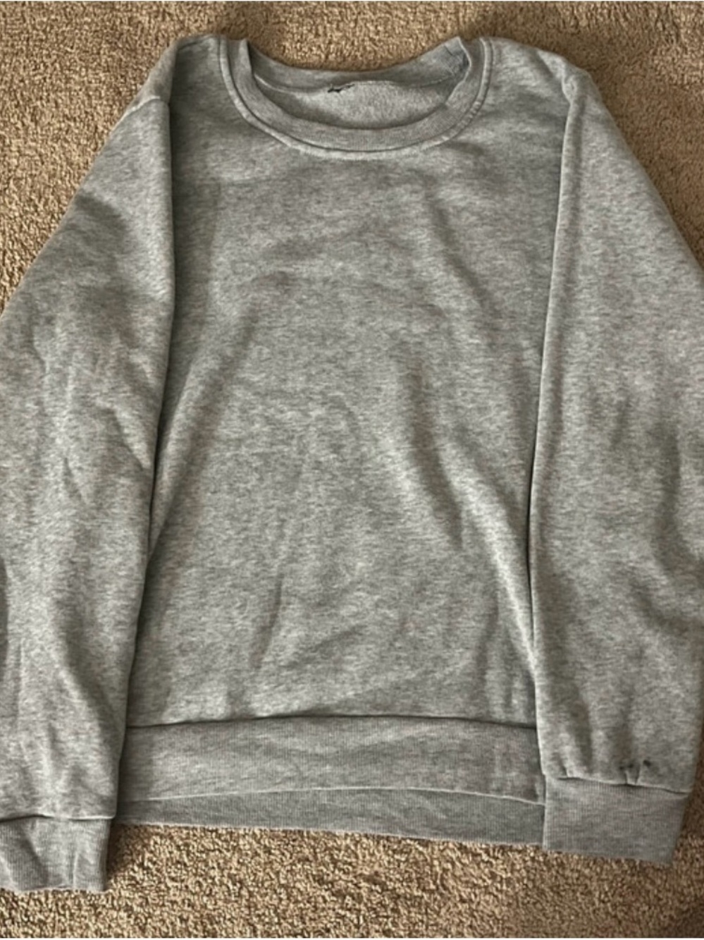 Everyday Crewneck Sweatshirt in Light Grey